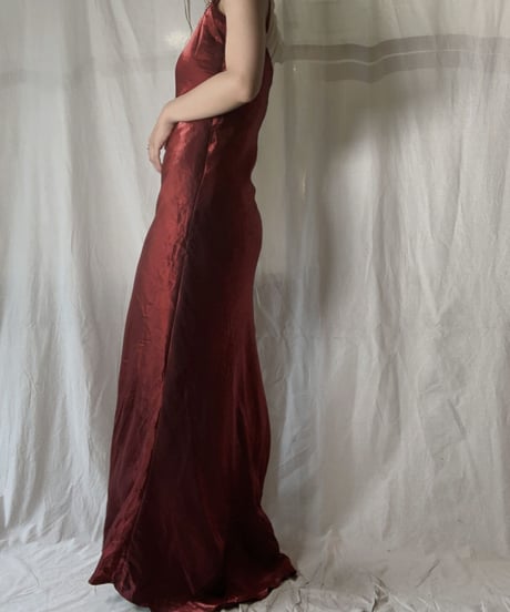 【USED】 Shiny Camisole Dress / 230114-015