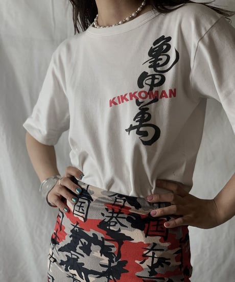 【USED】S/S T-shirt KIKKOMAN /210602-006
