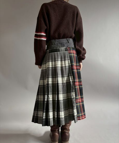 【RE;CIRCLE】 RE Kilt Long Skirt / 260108-003