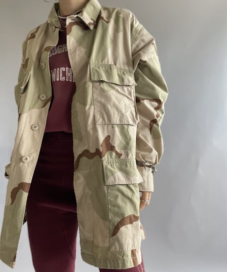 【USED】 Army Camouflage Jacket  / 221217-003