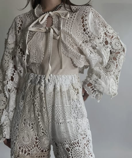 【RE;CIRCLE】 RE Crochet Bolero / 220623-017
