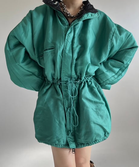 【USED】 90's adidas Quilting Reversible Jacket /241228-015