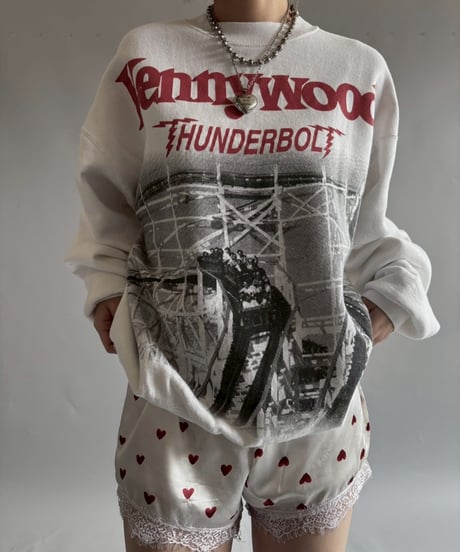 【USED】 MADE in USA FRUIT OF THE ROOM Kenny wood HUNDERBOL Sweat / 250927-011