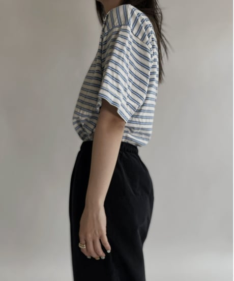 【USED】 HONORS Short Sleeve Striped T-shirt / 220521-008