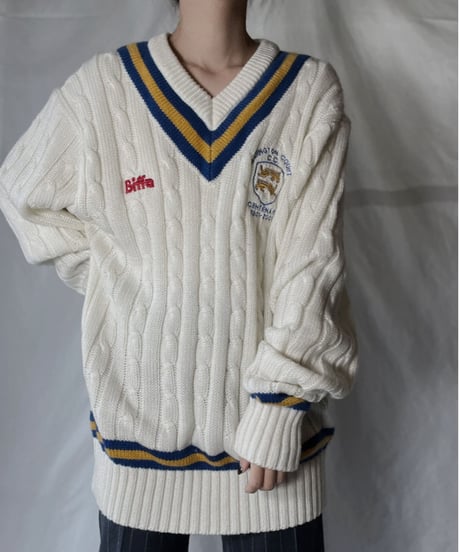 【USED】  Acrylic L/S Knit/220127-017