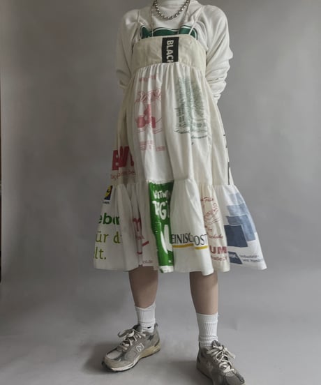 【RE;CIRCLE】RE Eco-Friendly Bag Camisole Middle One-piece / 230427-012