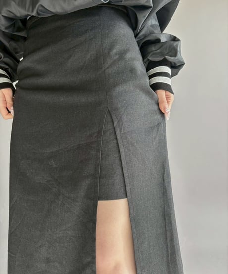 【USED】 Slit Long Skirt / 251213-003
