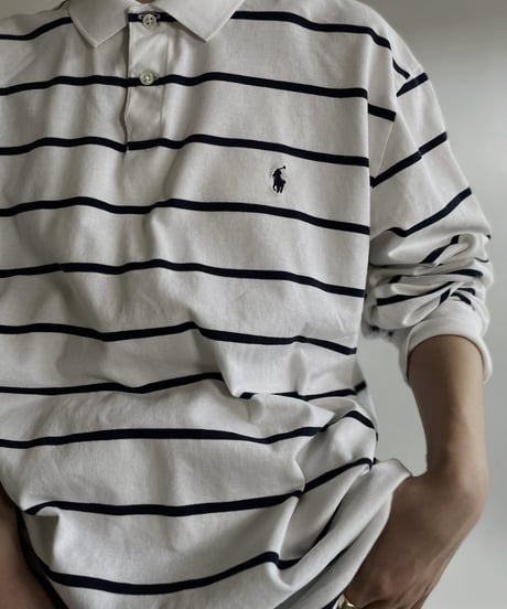 【USED】 Ralph Lauren Long Sleeve Polo Shirt / 220521-022