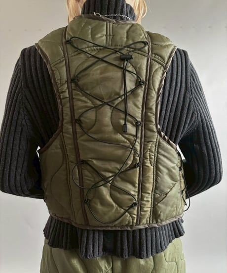 【RE;CIRCLE】 RE Liner Code Vest Khaki / LINER-06