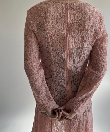 【USED】 Flower Pattern Long One-Piece /250111-027