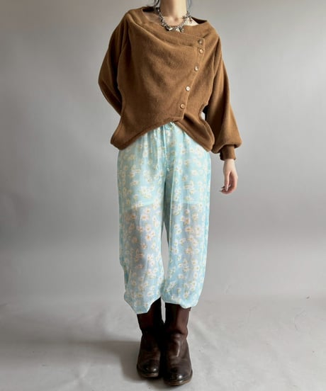【RE;CIRCLE】 RE Deformed Acrylic Cardigan / 260312-004