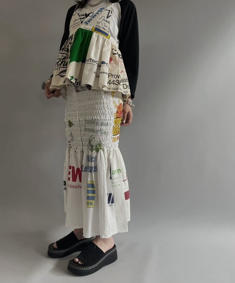 【RE;CIRCLE】RE Eco-Friendly Bag Camisole Bustier / 230622-029