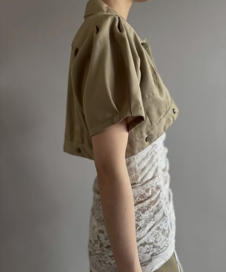 【Chinatsu Aoyama】 RE Makers Shirt Khaki / 260702-007