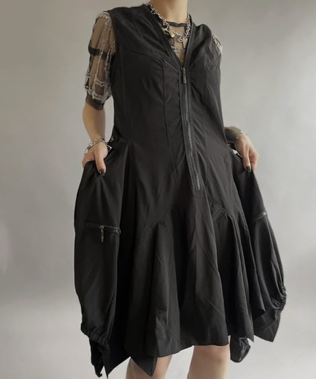 【USED 】Franstyle Design Vest One-Piece /240511-005