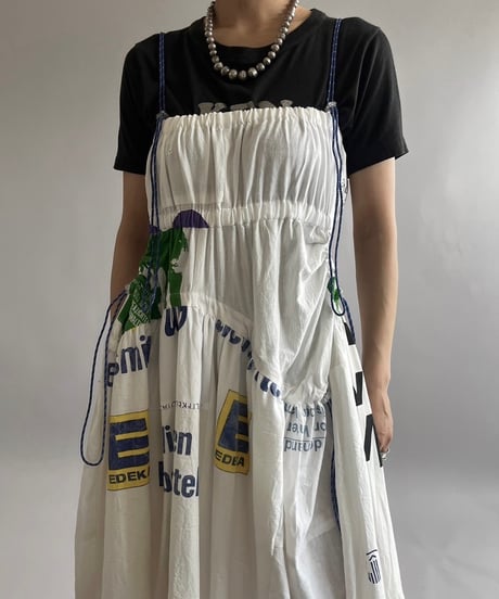 【RE;CIRCLE】RE Eco-Friendly Bag Code Camisole Long One-piece / 240905-012