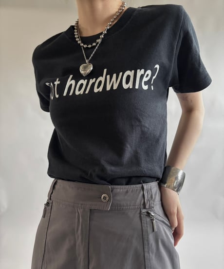 【USED】 RESIZED 00s GILDAN Got hardware? T-Shirt / 250830-012