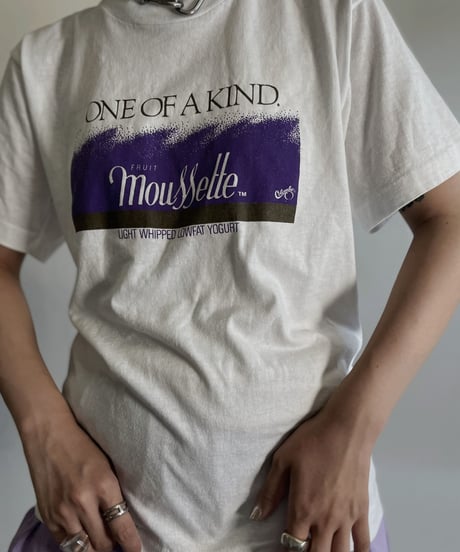 【USED】 Short Sleeved T-shirt "Moussette" /220716-022