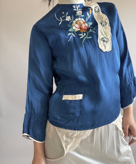 【USED】 Vintage China Shirt/ 260104-022