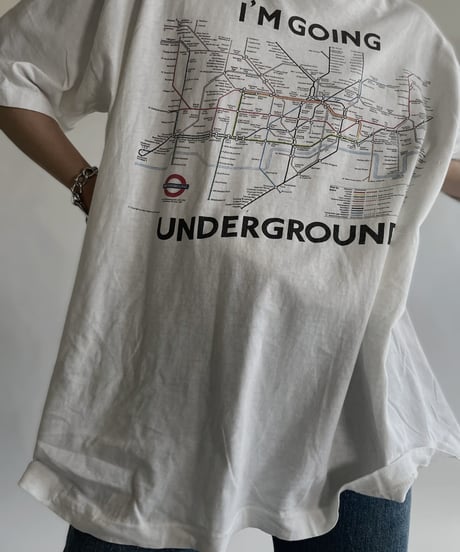【USED】 Short Sleeved T-shirt Route Map/ 220611-021