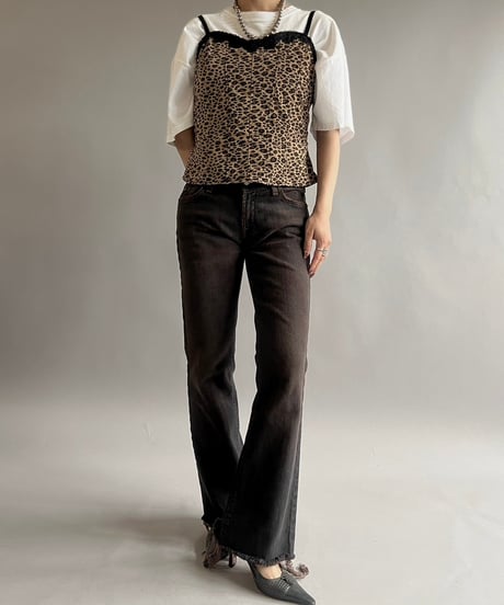 【USED】Leopard Patterned Camisole Top /240907-021