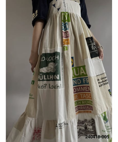 【RE;CIRCLE】RE Eco-Friendly Bag Camisole Long One-piece / 240418