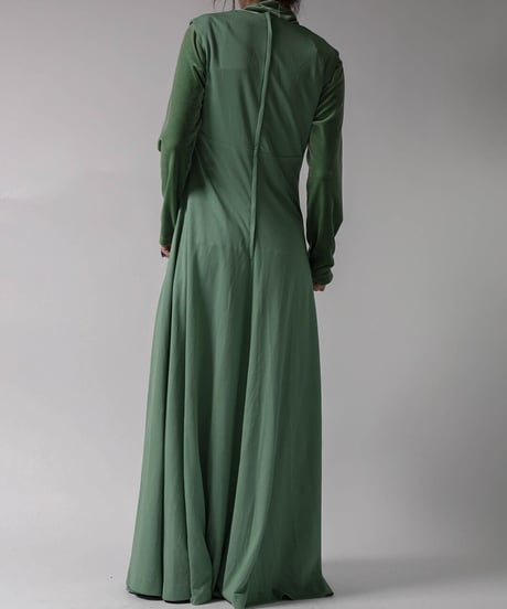 【USED】N/S Poly Dress ③ / 220324-021