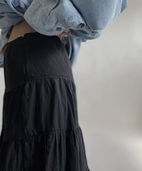 【USED】 Cotton Long Skirt / 220423-016