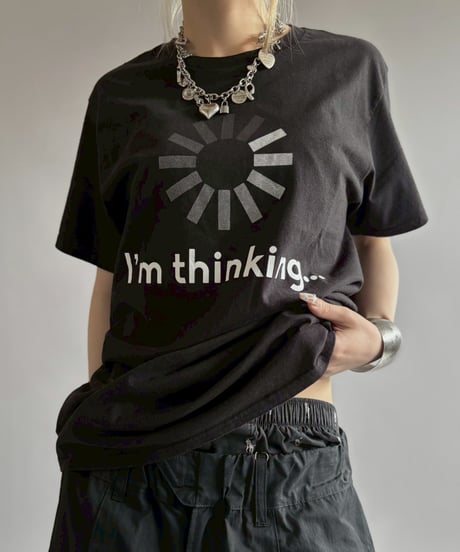 【USED】 Hanes I'm thinking T-Shirt / 260627-018