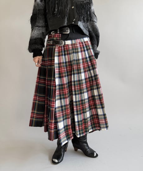 【RE;CIRCLE】 RE Kilt Long Skirt / 250102-017