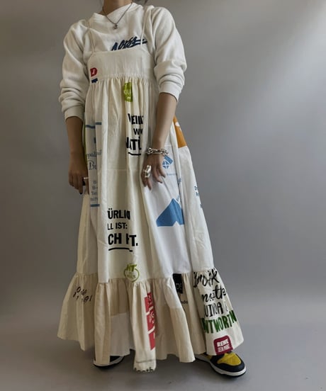 【RE;CIRCLE】RE Eco-Friendly Bag Camisole Long One-piece / 2300828-004