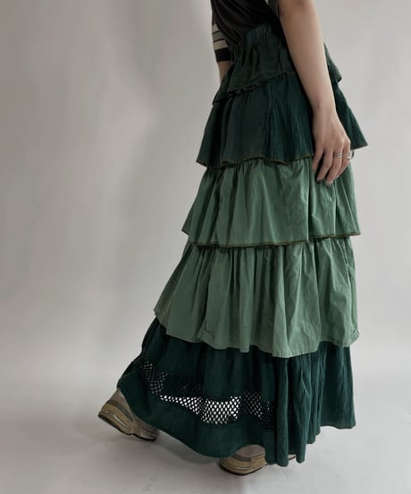 【RE;CIRCLE】 RE Indian Cotton Skirt / 220503-015