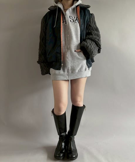 【RE;CIRCLE】 RE MA1 × Alan Knit Jacket / 251225-006