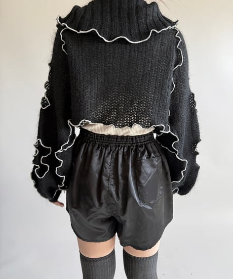 【RE;CIRCLE】 RE Mellow Ribbon Knit Top + Muffler  /  250123-006