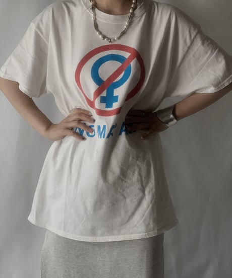 【USED】 S/S T-shirt "NO MA'AM"/210801-025
