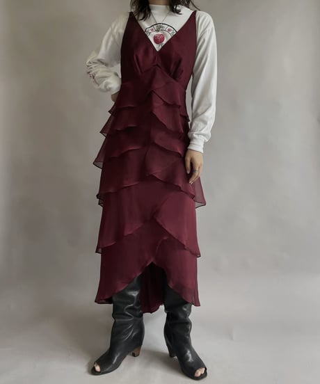 【USED】 BETSY&ADAM Tiered One-piece / 230506-022