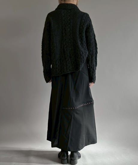 【RE;CIRCLE】 RE Suit Asymmetry Long Skirt / 260129-015