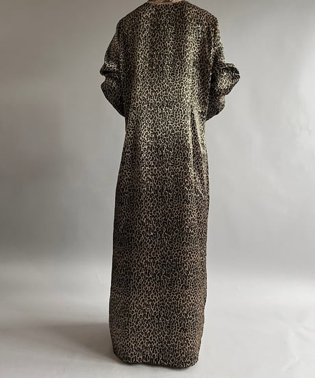 【USED】MOGAN TAYLOR Leopard Patterned Long One-Piece /240907-038