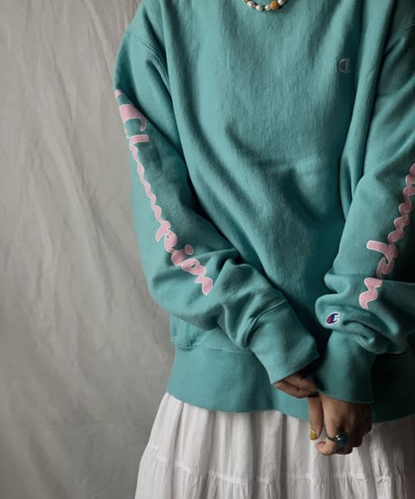 【USED】  Champion Reverse Weave Sweat LOGO/210516-007