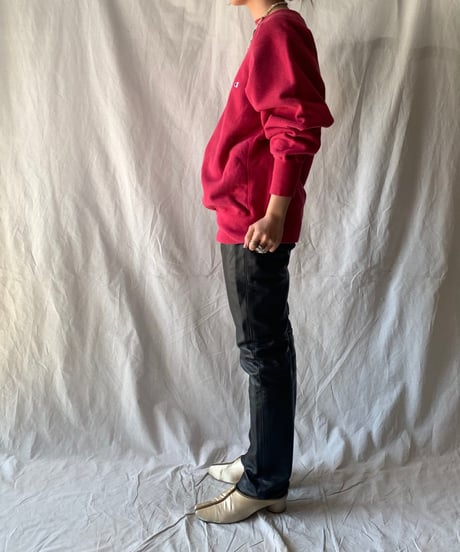 【USED】90's USA Champion Reverse Weave Sweat One Point /210213-010