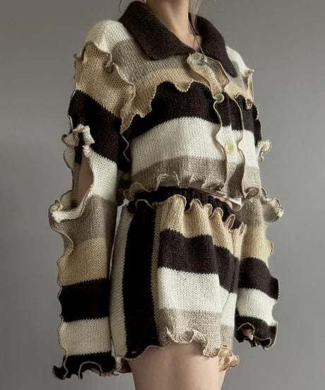 【RE;CIRCLE】 RE Mellow Mohair Knit Set up/ 251127-002