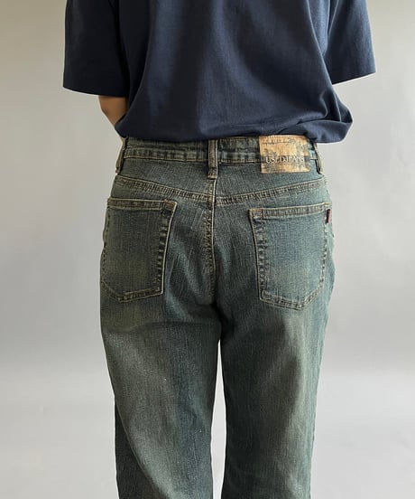 【USED 】Lame Flare Denim Pants/ 240824-046