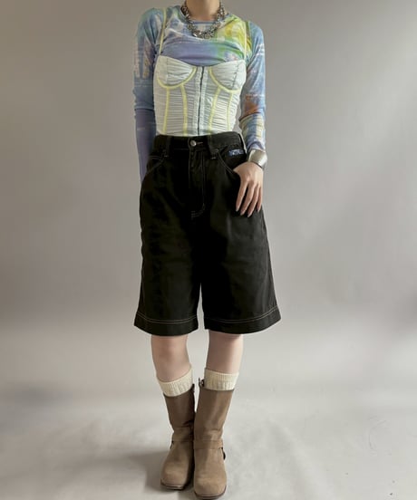 【USED】 Lace Up Design Corset Camisole / 260502-020
