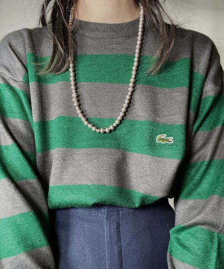 【USED】 LACOSTE Acrylic Knit ④ / 220111-014