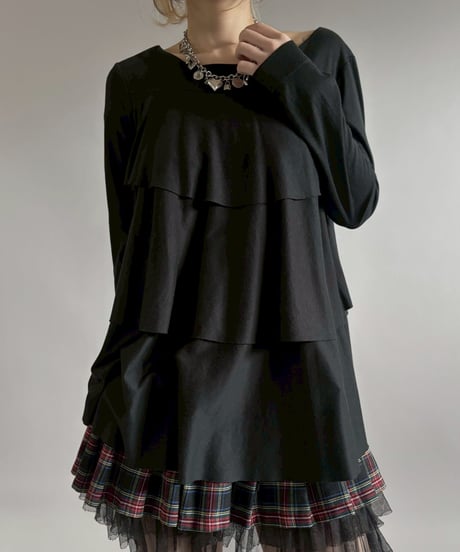 【USED】 Vivienne Westwood RED LABEL Tiered Cut Top/ 260228-020