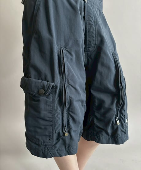 【USED】 Oakley Zip Design Nylon Cargo Shorts /260328-026