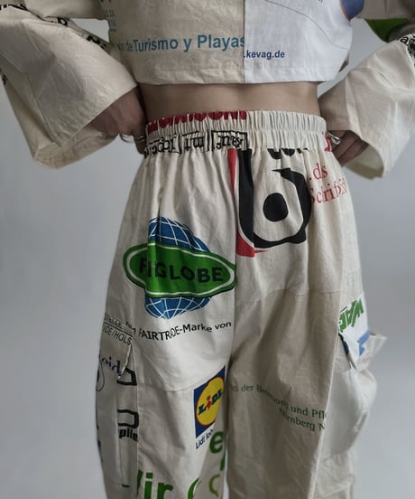 【RE;CIRCLE】 RE Eco-Friendly Bag Draw Cord Pants / 220804-019