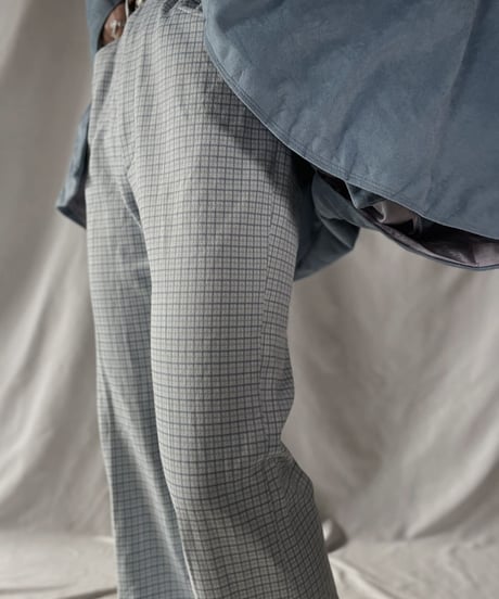 【USED】 Check Flared Pants / 220107-012