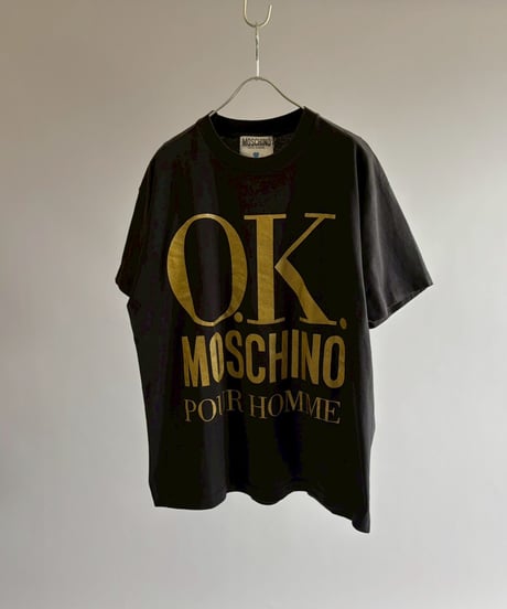 【USED】 Made in USA MOSCHINO Graphic T-Shirt / 260627-026