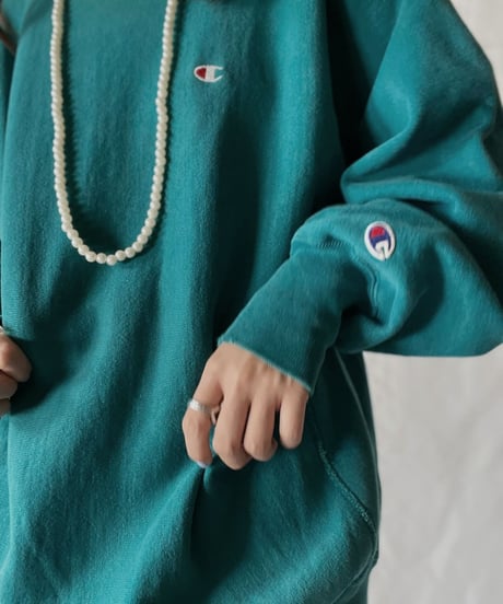 【USED】   90's USA Champion Reverse Weave Sweat One-point③/211007-030