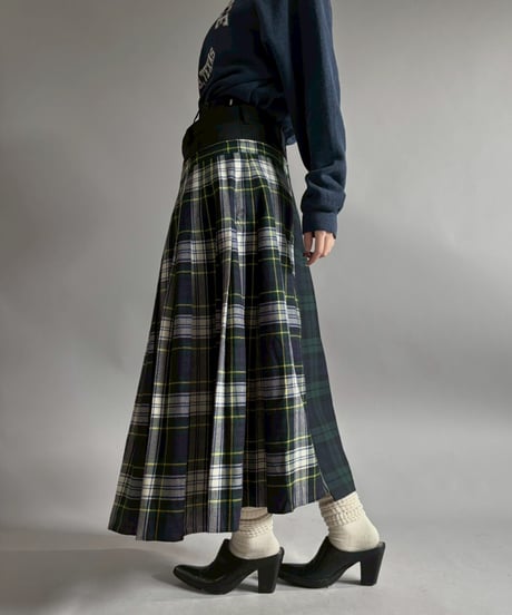 【RE;CIRCLE】 RE Kilt Long Skirt / 260108-006